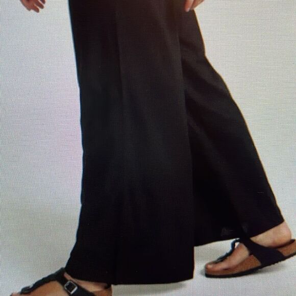 New! Calia Carrie Underwood Wide Leg Swim Cover Up Pant Size Large Black NWT - Picture 3 of 16